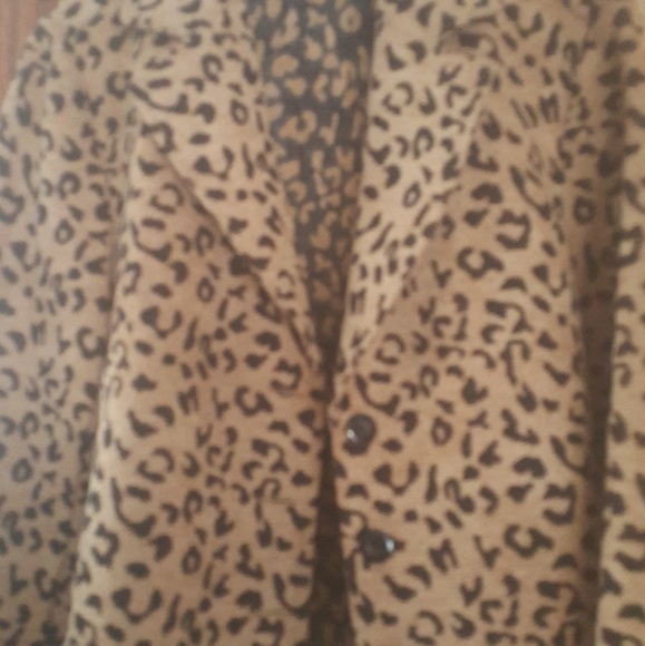 PORTRAIT ANIMAL PRINT BLAZER- SIZE - Picture 5 of 6